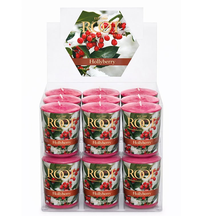 20 hr Votives Hollyberry  - Case of 18