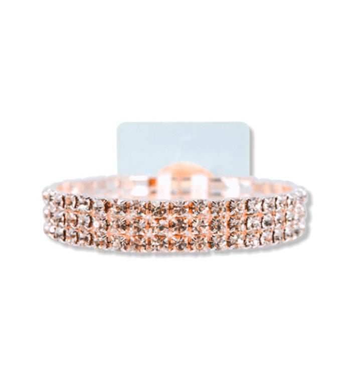 Dainty Flower Wristlet (Rose Gold) - Pack of 10