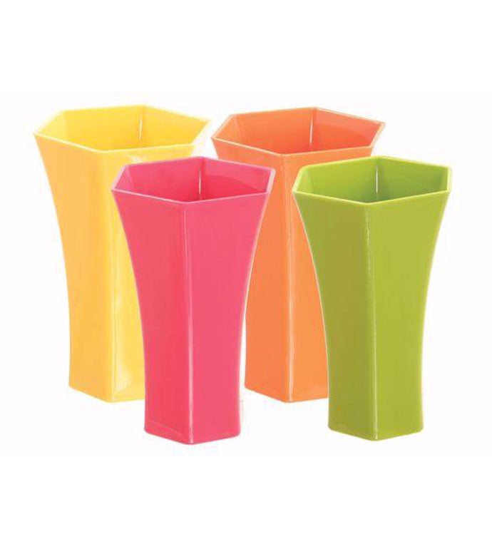 10â€ Plastic Dozen Rose Vase - Case of 18