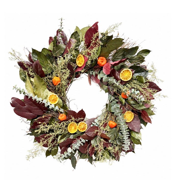 Citrus Foliage Wreath 20" - Case of 1