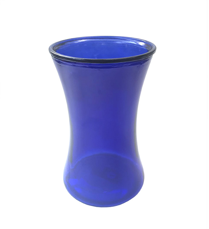 8" Cobalt Gathering Vase - Case of 9