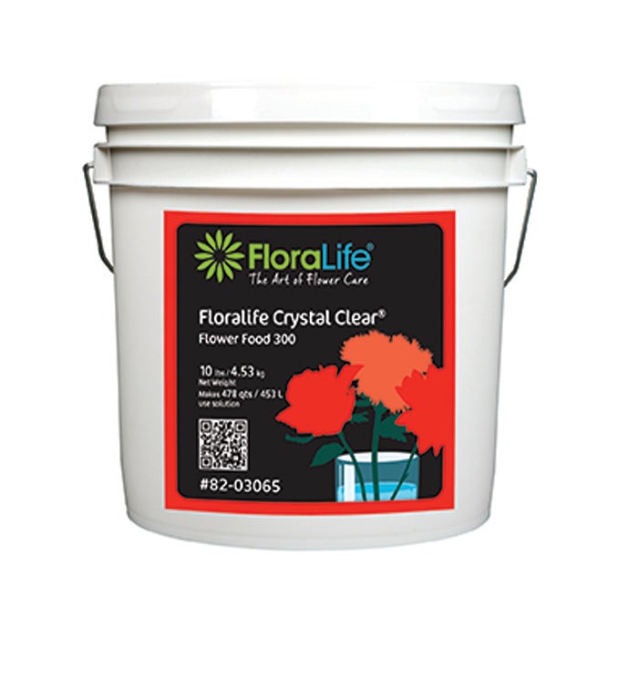 10 lb Floralife CRYSTAL CLEAR Flower Food 300 Powder - Case of 1