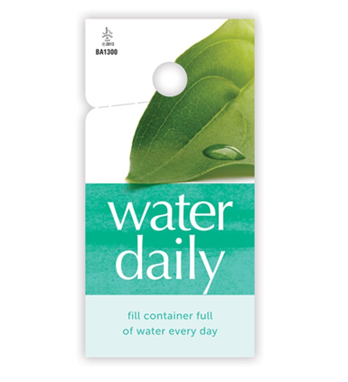 Tell Tags: "Water Daily" - Case of 500