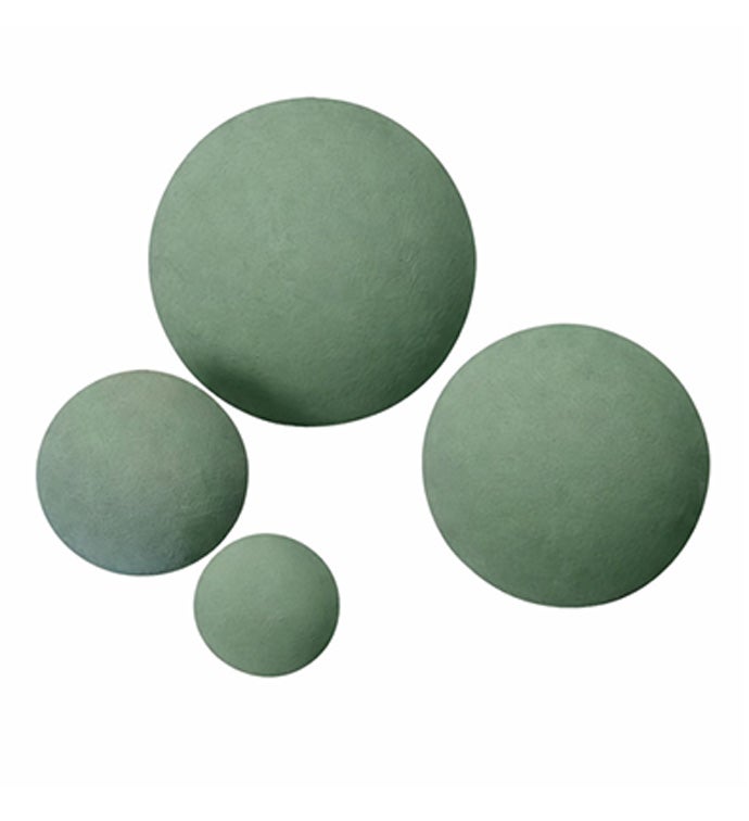6" OASIS® Floral Foam Sphere 2/Bag- Case of 10