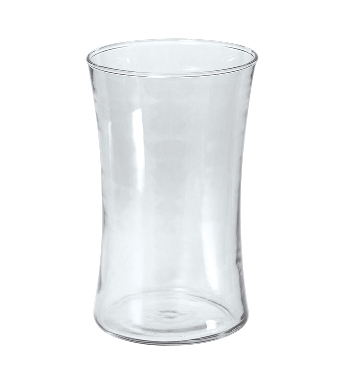 6" Clear Gathering Vase - Case of 12